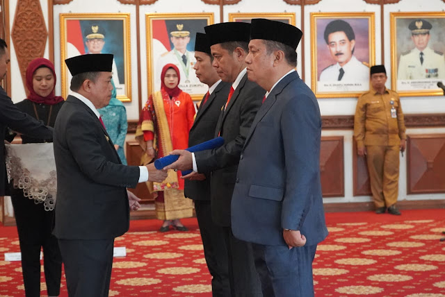 Pesan Gubernur Jambi kepada Pjs Tiga Kepala Daerah: Jaga Sinergitas dan Kondusifitas Daerah