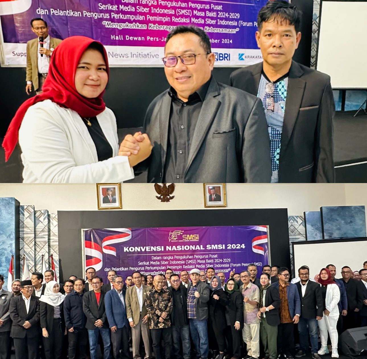 Dikukuhkan di Gedung Dewan Pers, Dhea Viryzha Duduki Jabatan Direktur Oprasional Pengembangan Usaha SMSI Pusat