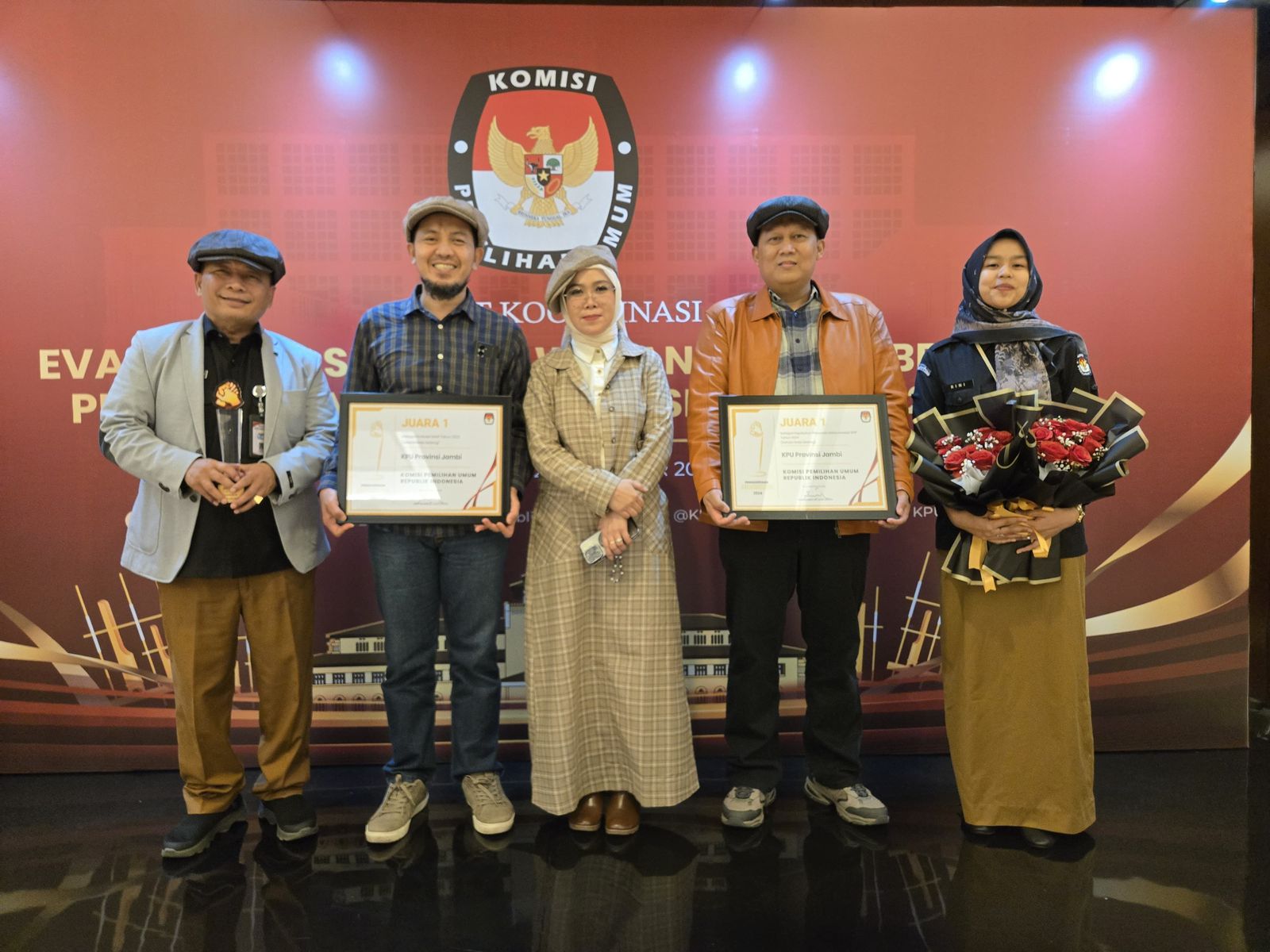 Jambi Raih 2 Anugerah Sekaligus dari KPU RI