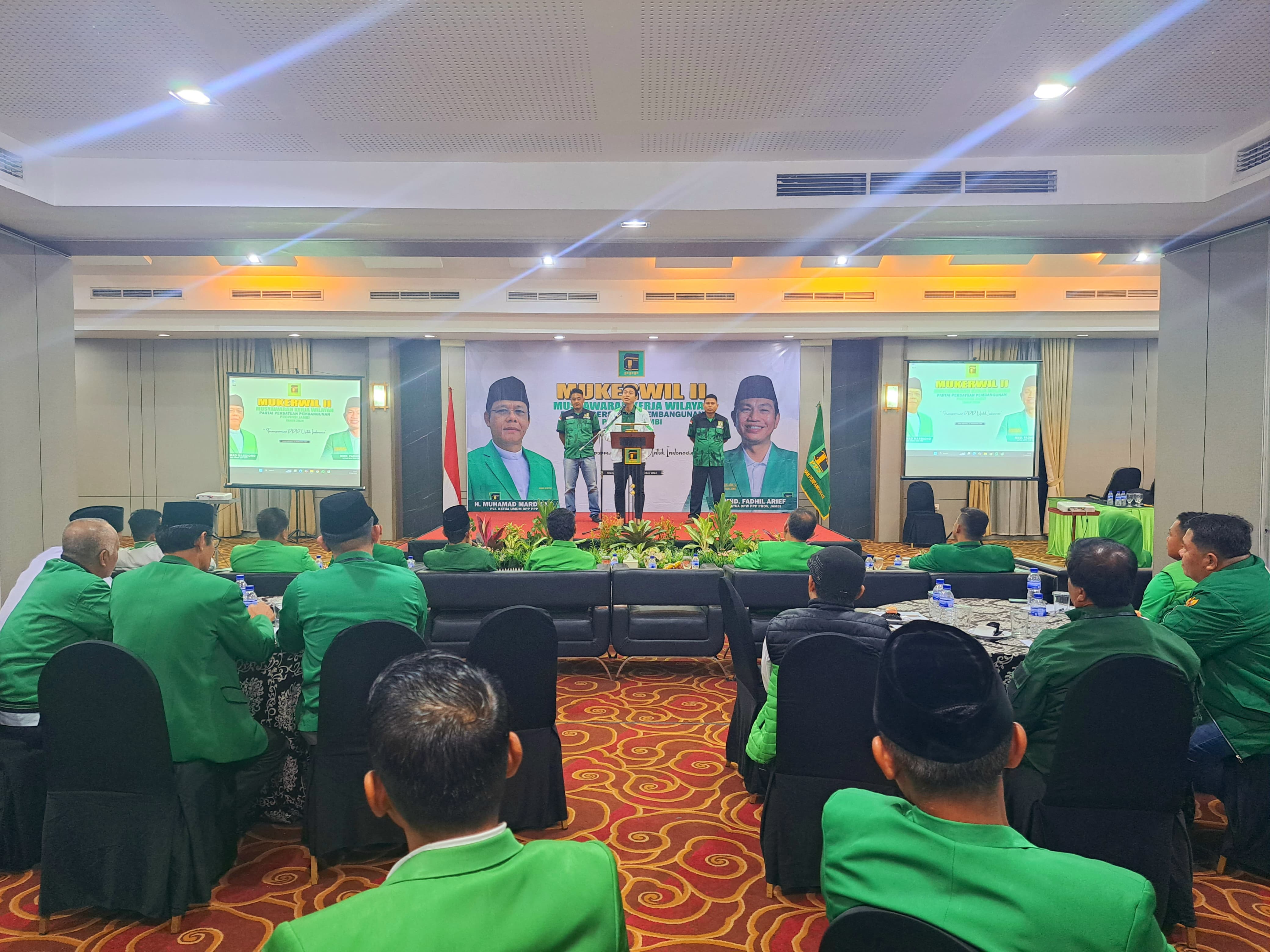 Mukerwil II, PPP Jambi Siap Bertranformasi Besar-besaran