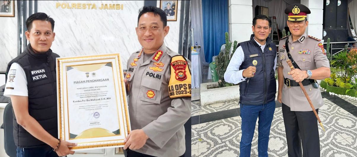 Keberhasilan Kinerja Kapolresta Jambi dan Jajaran Selama Tahun 2024 Diapresiasi Ketua PWI Kota Jambi