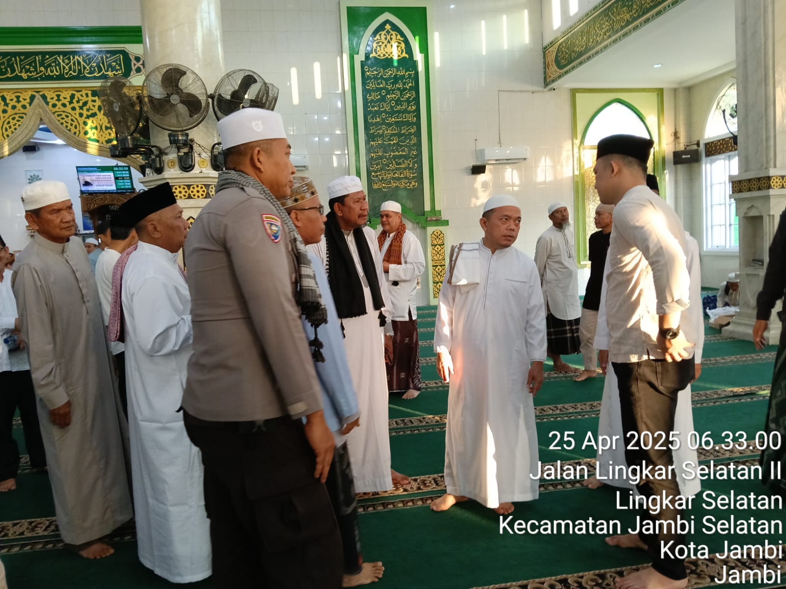Dit Binmas Polda Jambi Hadiri Subuh Keliling Bersama Gubernur, Ajak Masyarakat Perkuat Iman dan Jaga Keamanan