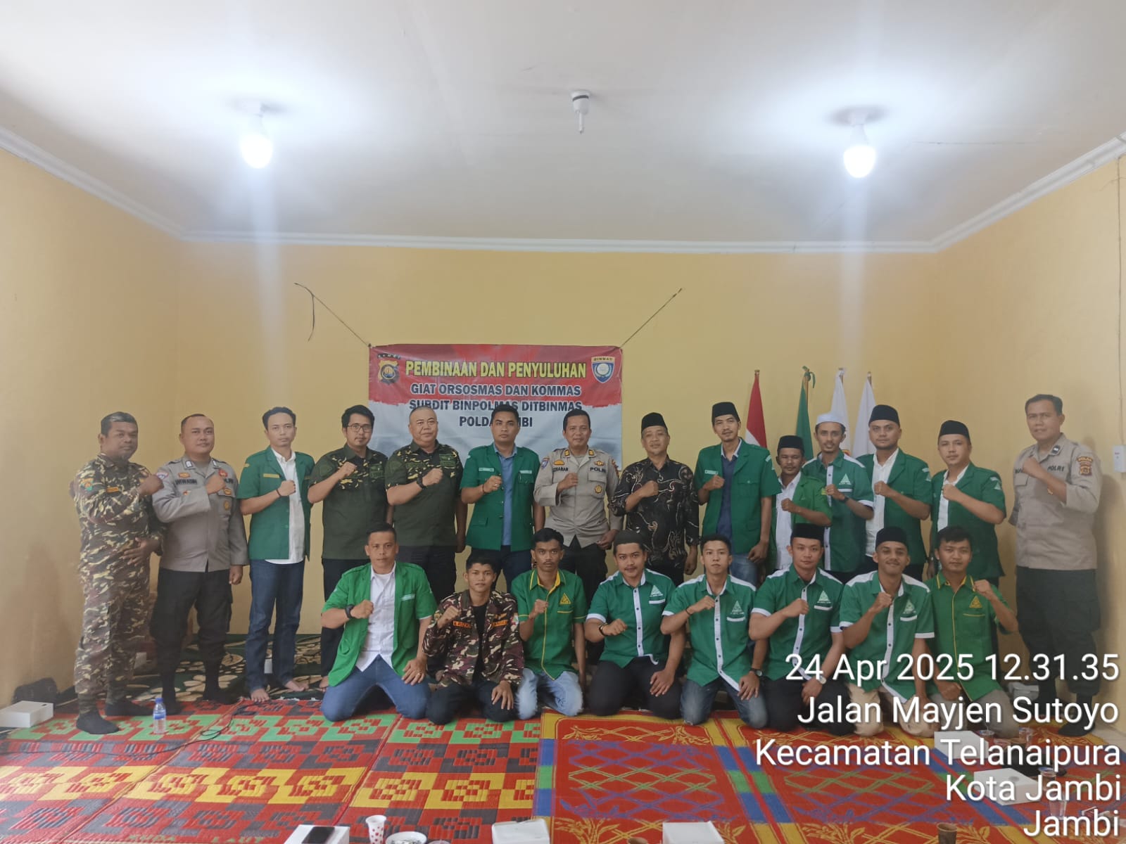 Jalin Kemitraan, Dit Binmas Polda Jambi Gandeng GP Ansor Kota Jambi Ciptakan Situasi Aman untuk Pembangunan Daerah