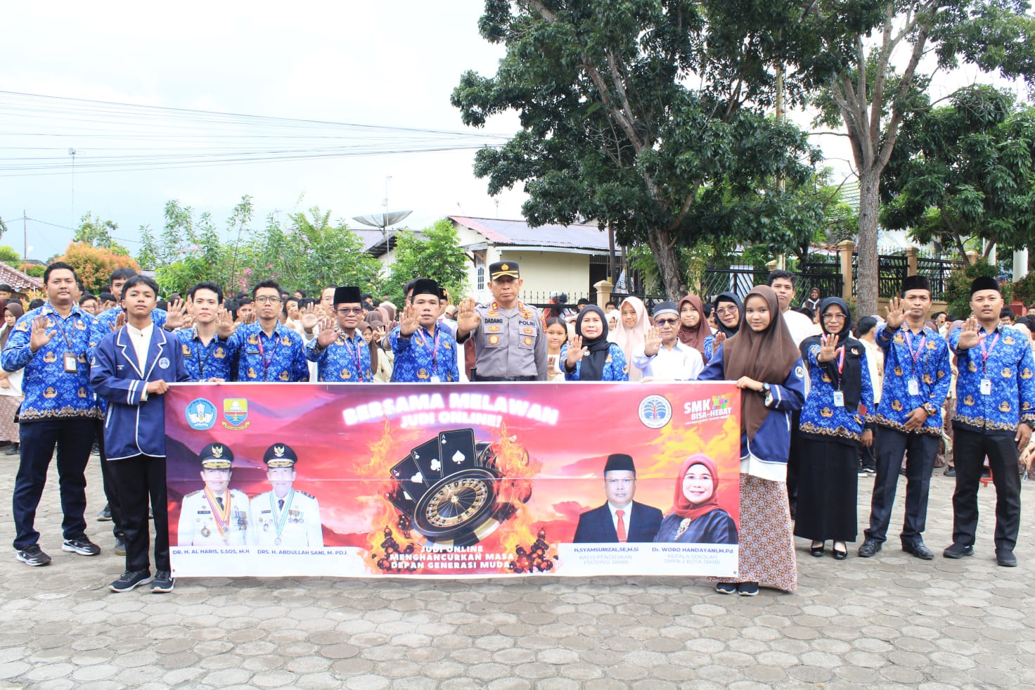 Dit Binmas Polda Jambi Ajak Pelajar Perangi Judi Online di Peringatan Hardiknas 2025