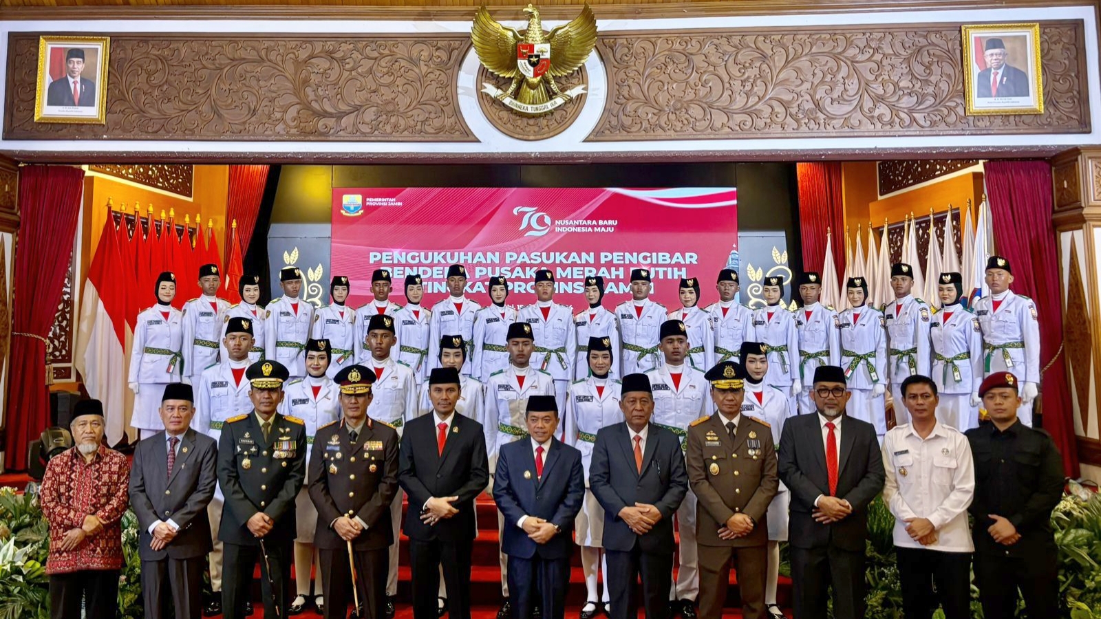 Edi Purwanto Hadiri Pengukuhan Paskibra Jambi, Pesannya Laksanakan Tugas dengan Dedikasi