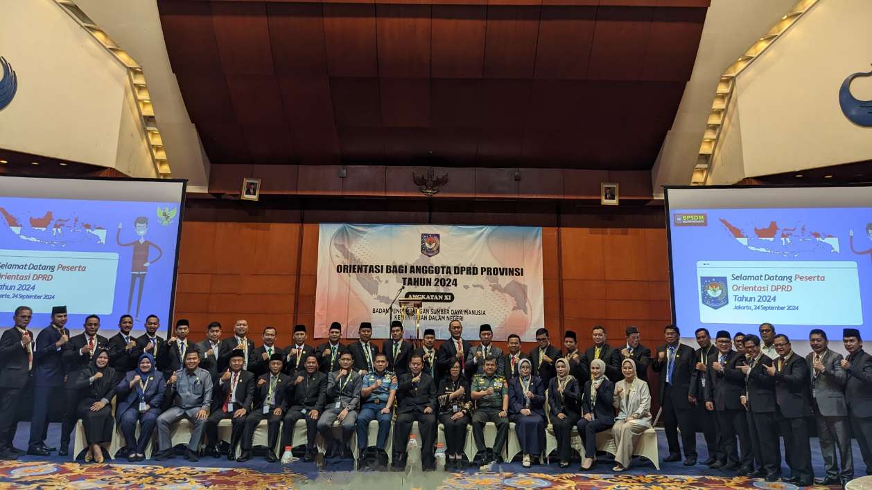 55 Anggota DPRD Provinsi Jambi Ikuti Orientasi Kemendagri untuk Pendalaman Tugas dan Fungsi