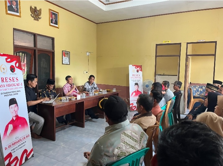 Reses Perdana, Edi Purwanto Kunjungi Sungai Gelam dan Semua Mitra Komisi V