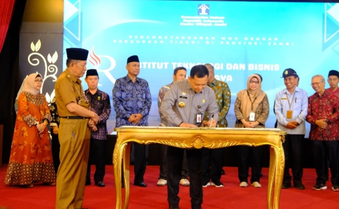 Wagub Sani Dukung Pengembangan Kekayaan Intelektual Melalui Kanwil Kementerian Hukum Jambi