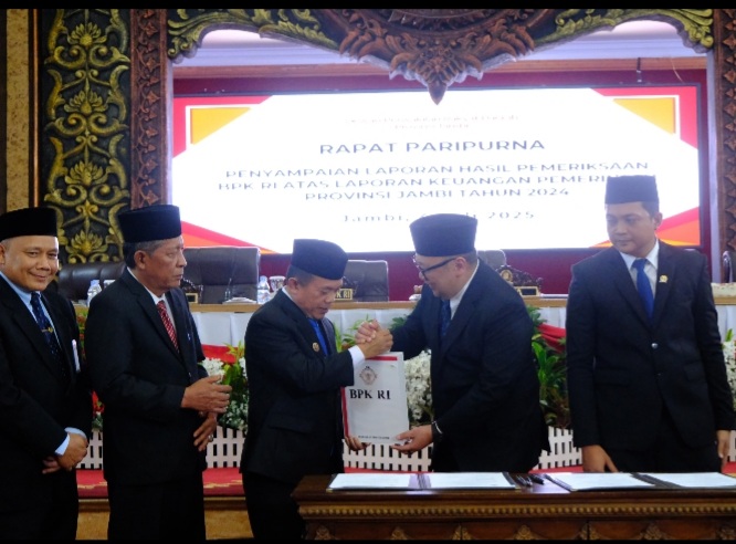Raih Opini WTP Ke-13 Berturut-turut, Al Haris: Pemprov Jambi Komitmen Tata Keuangan Dengan Baik