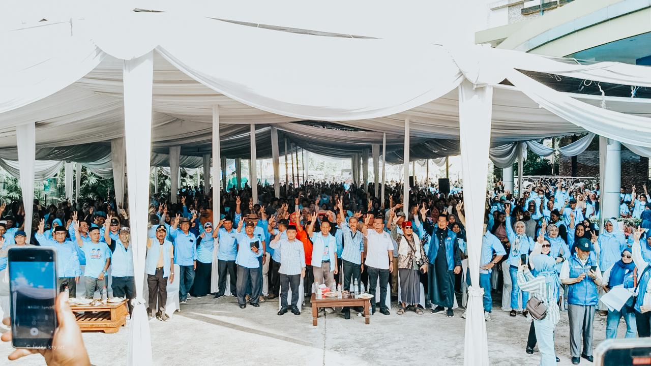 3000 Tim Pemenangan Alam Berajo Berikrar Siap Menangkan Haris-Sani