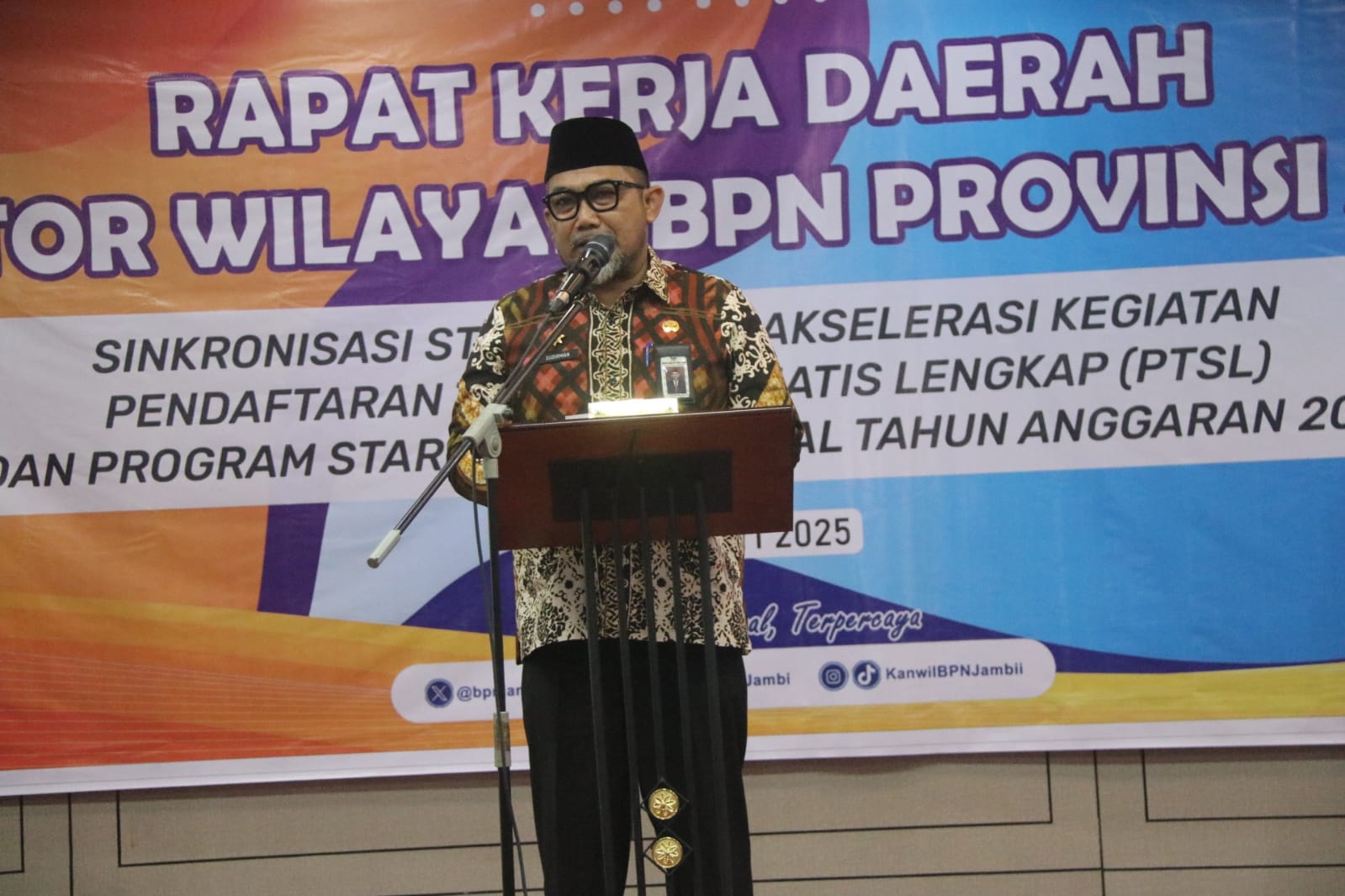 Sekda Sudirman Harap Kolaborasi BPN Dengan Pemerintah Daerah