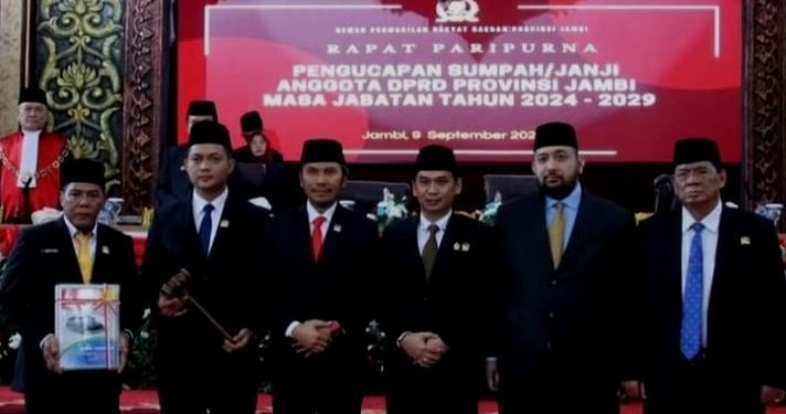 Pimpinan Sementara DPRD Jambi Berkomitmen Tingkatkan Kinerja Demi Kepentingan Masyarakat